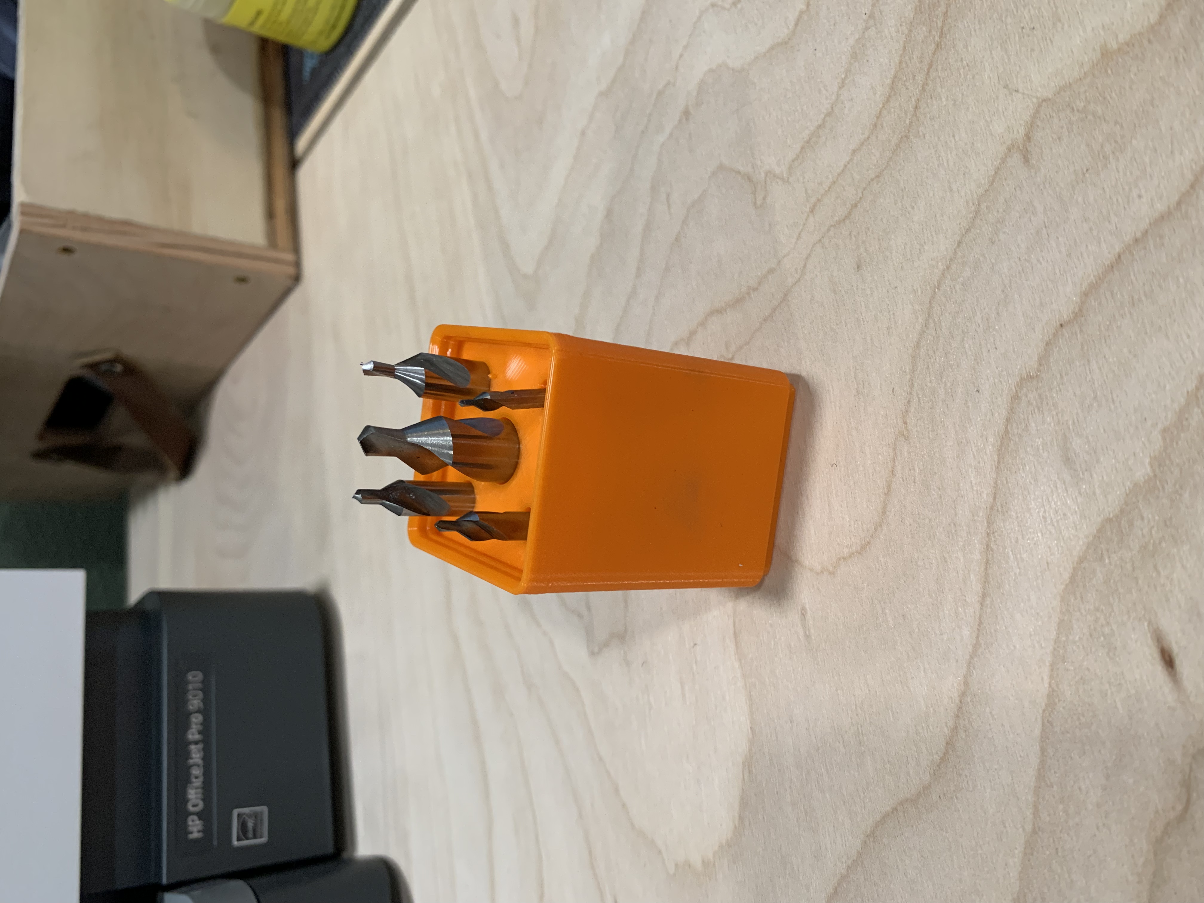 Gridfinity Center Drill Holder