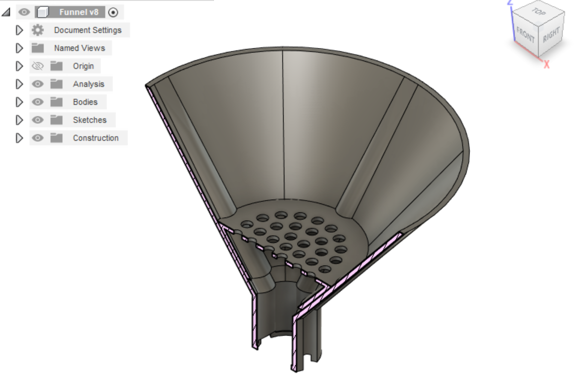 Large Funnel with Filter cap