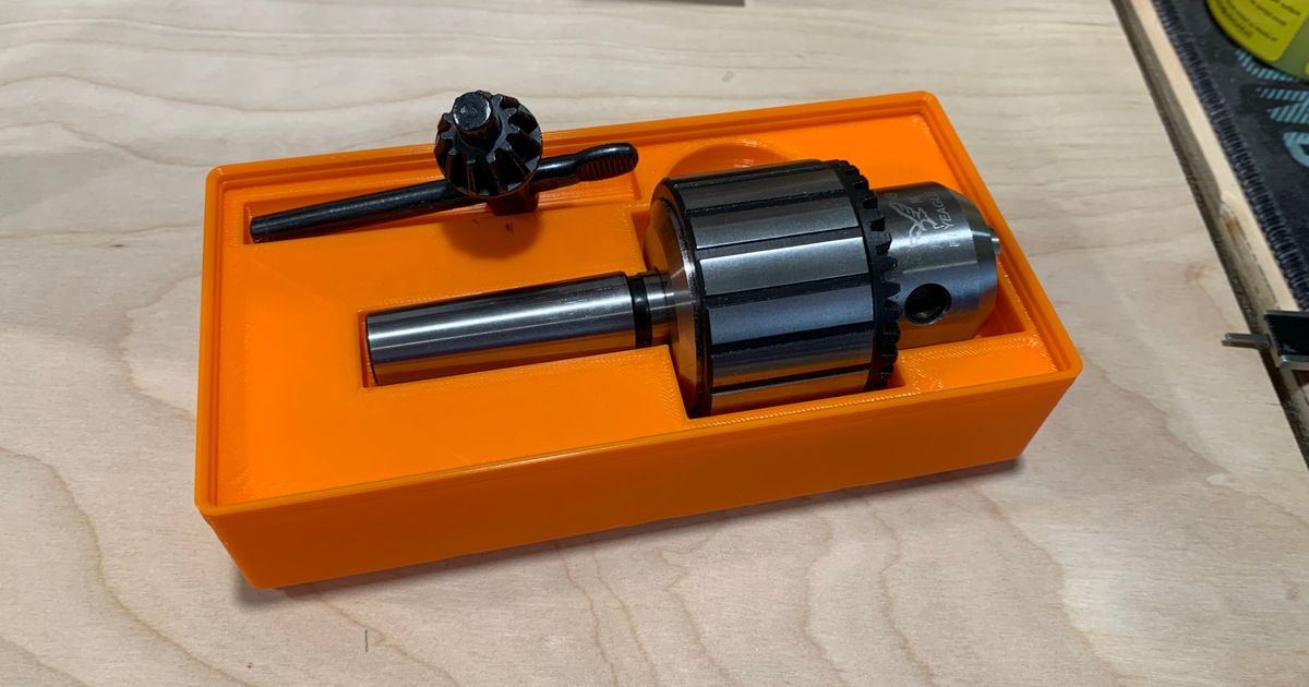 Gridfinity MT2 Chuck Holder by 60pickles Download free STL model