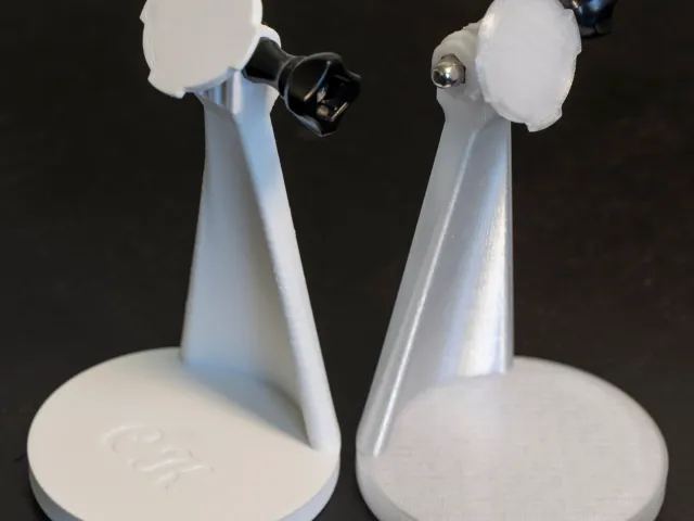 Stand with GoPro mount and QuadLock adapter for phones