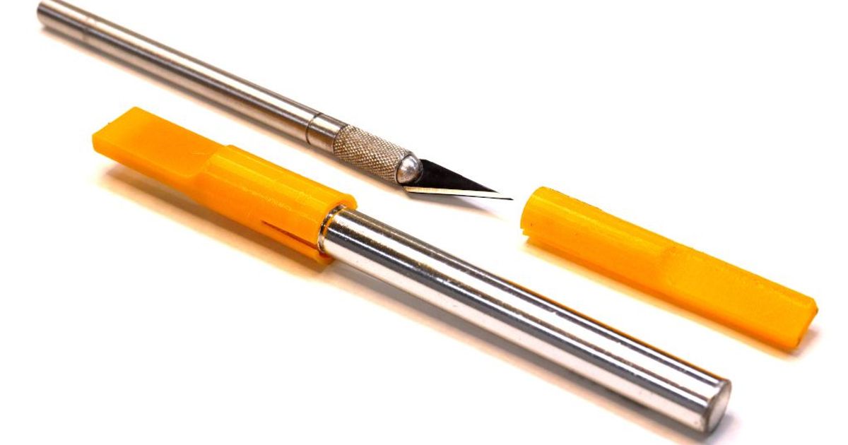 Hobby Knife Safety Cap by XDleader555 Download free STL model