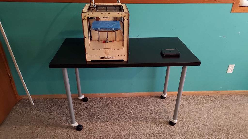 Caster Wheel adapter for IKEA Adils Table leg