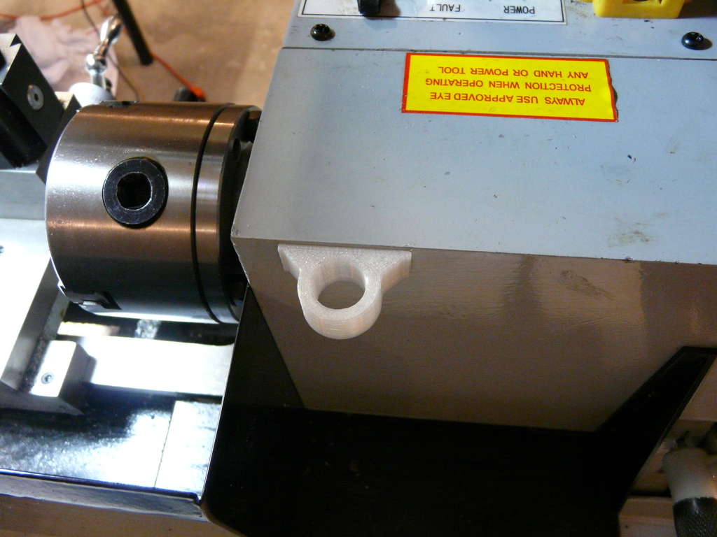 Mini lathe chuck key holder by gia Download free STL model