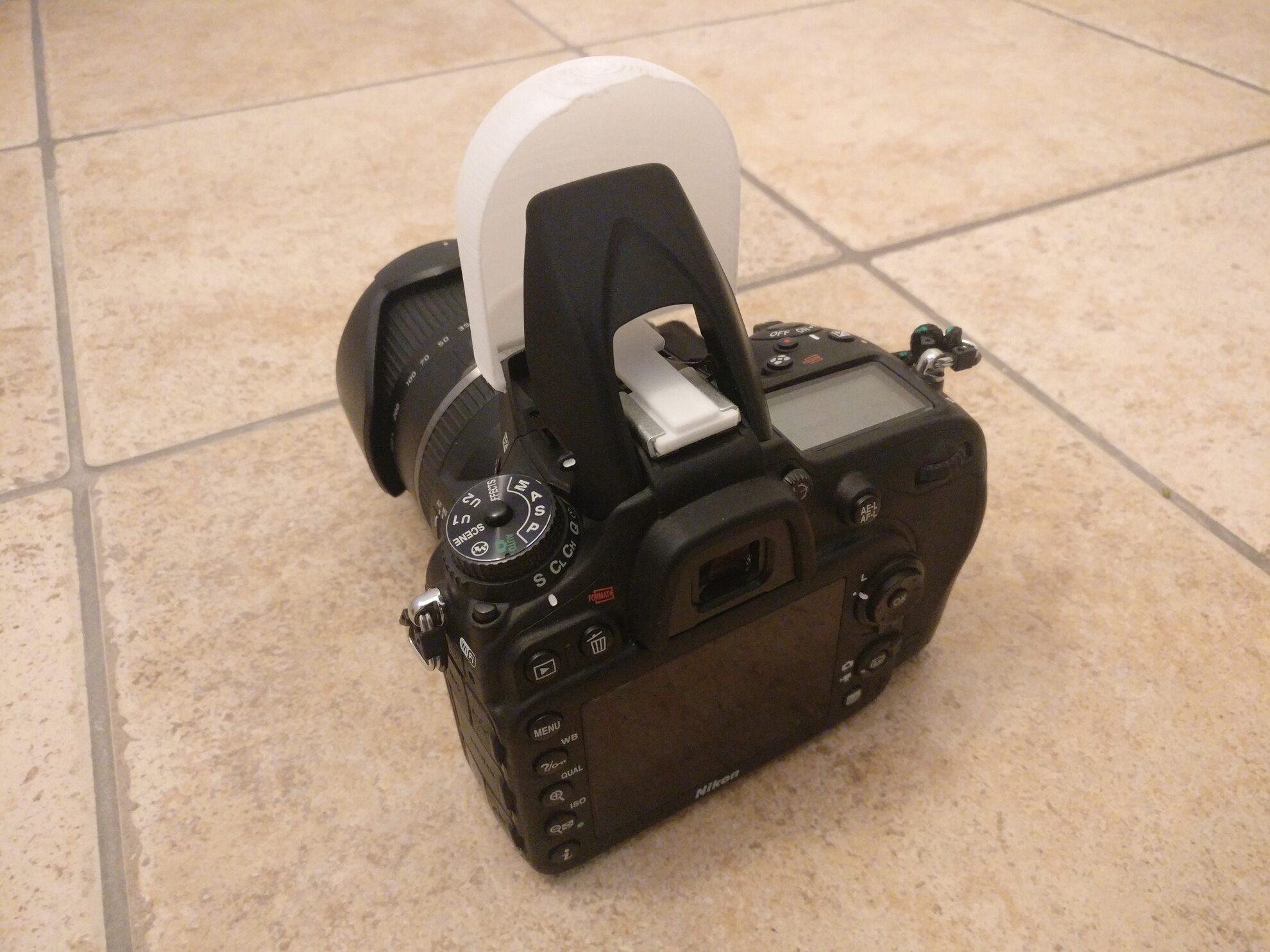 Popup flash diffuser (for Nikon D7200) by Simone Rossetto Download