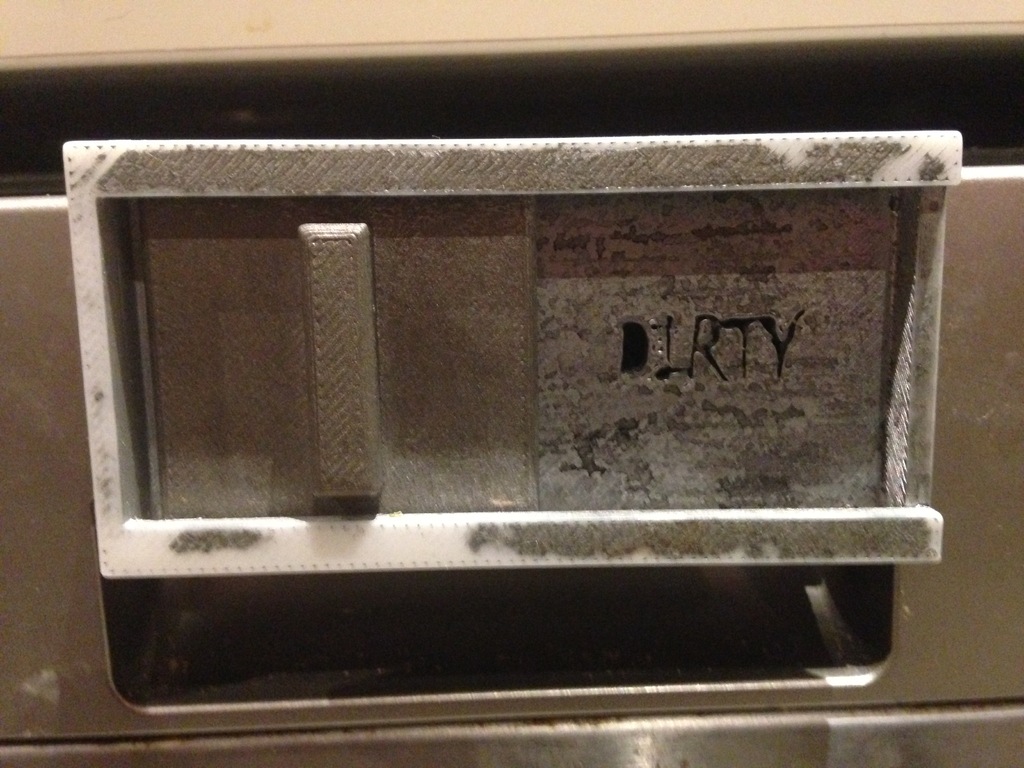 Sliding Clean & Dirty sign for dishwasher by Makers Workshop | Download ...