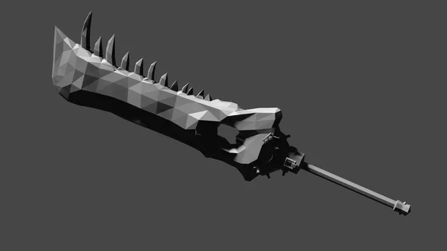 Monster Hunter Jawbone Blade