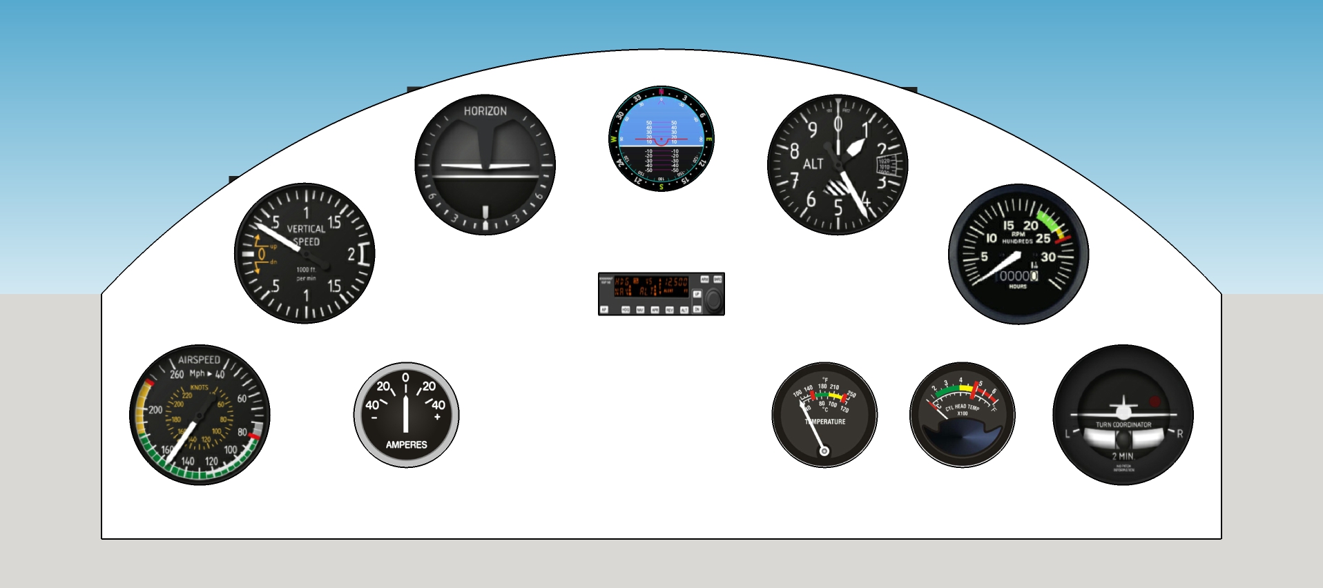 Christen Eagle Cockpit Panel by Makers Workshop | Download free STL ...