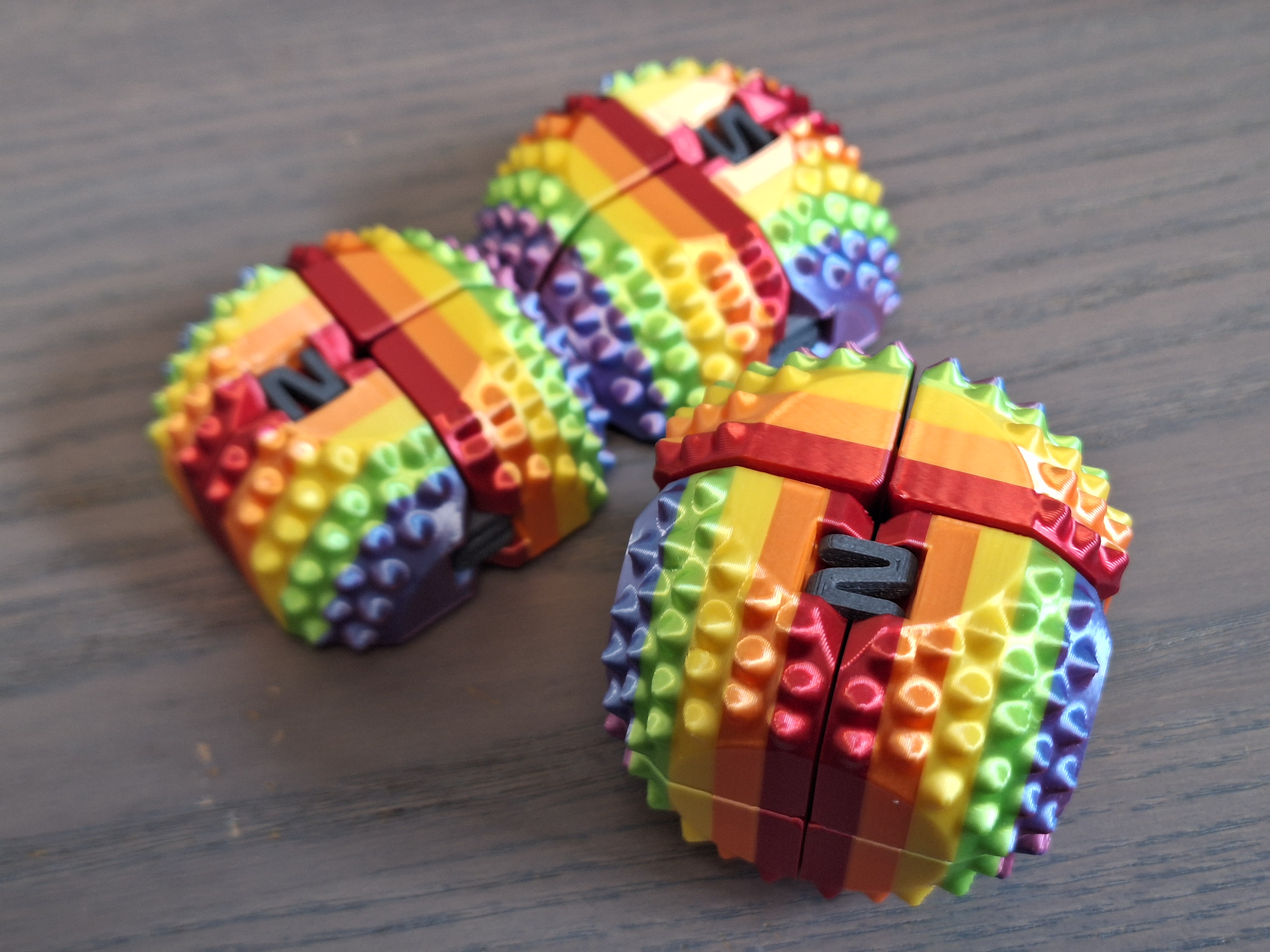 Infinity double ball with massage effect