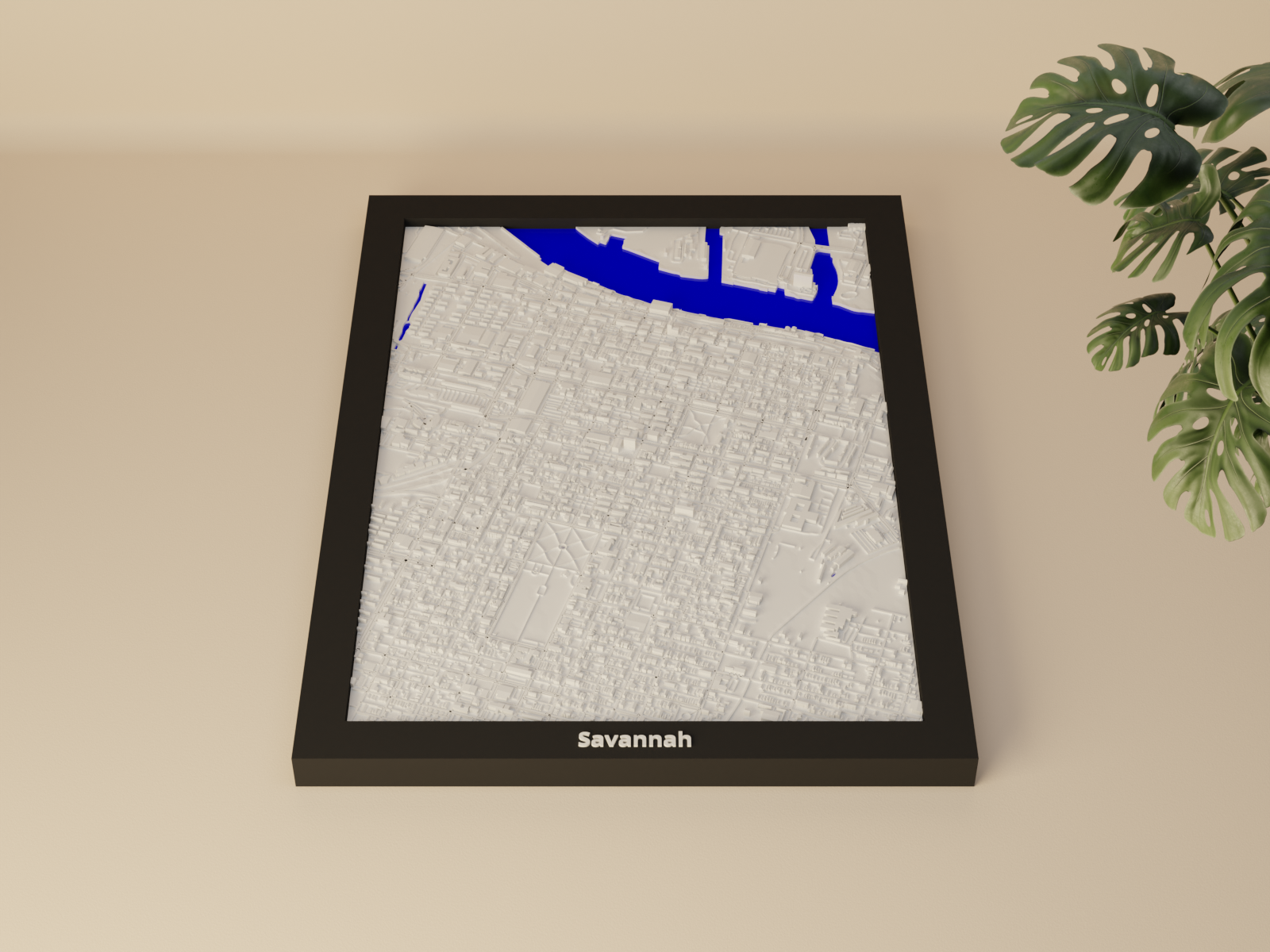 Savannah, United States - 3D Miniature