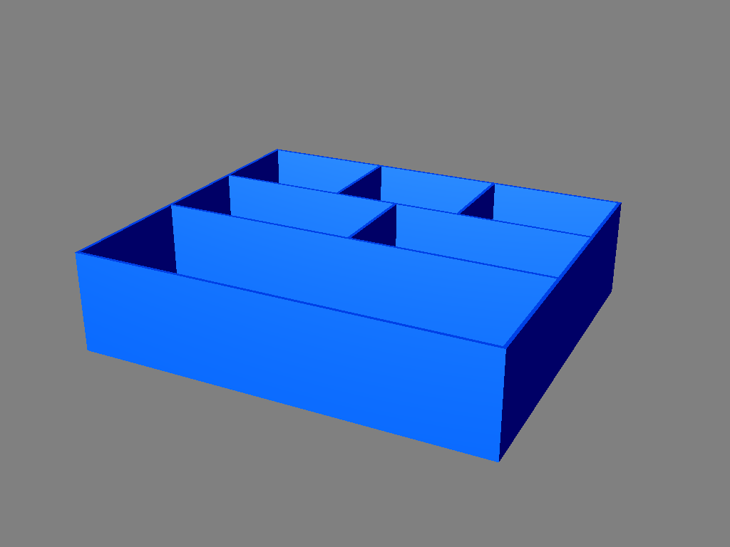 Miniatura 4 do modelo 3D Parametric Small Part Trays