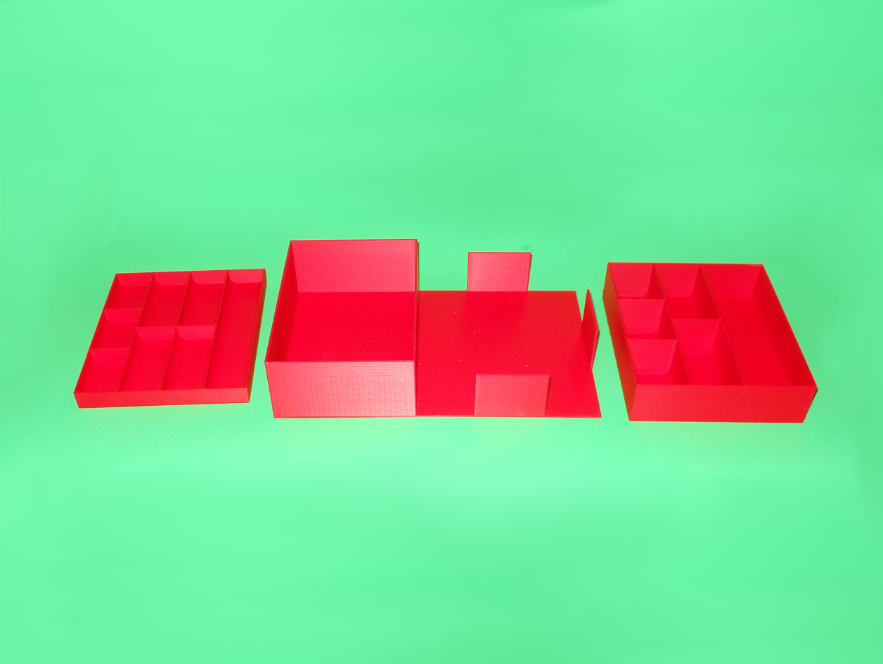 Miniatura 2 do modelo 3D Parametric Small Part Trays