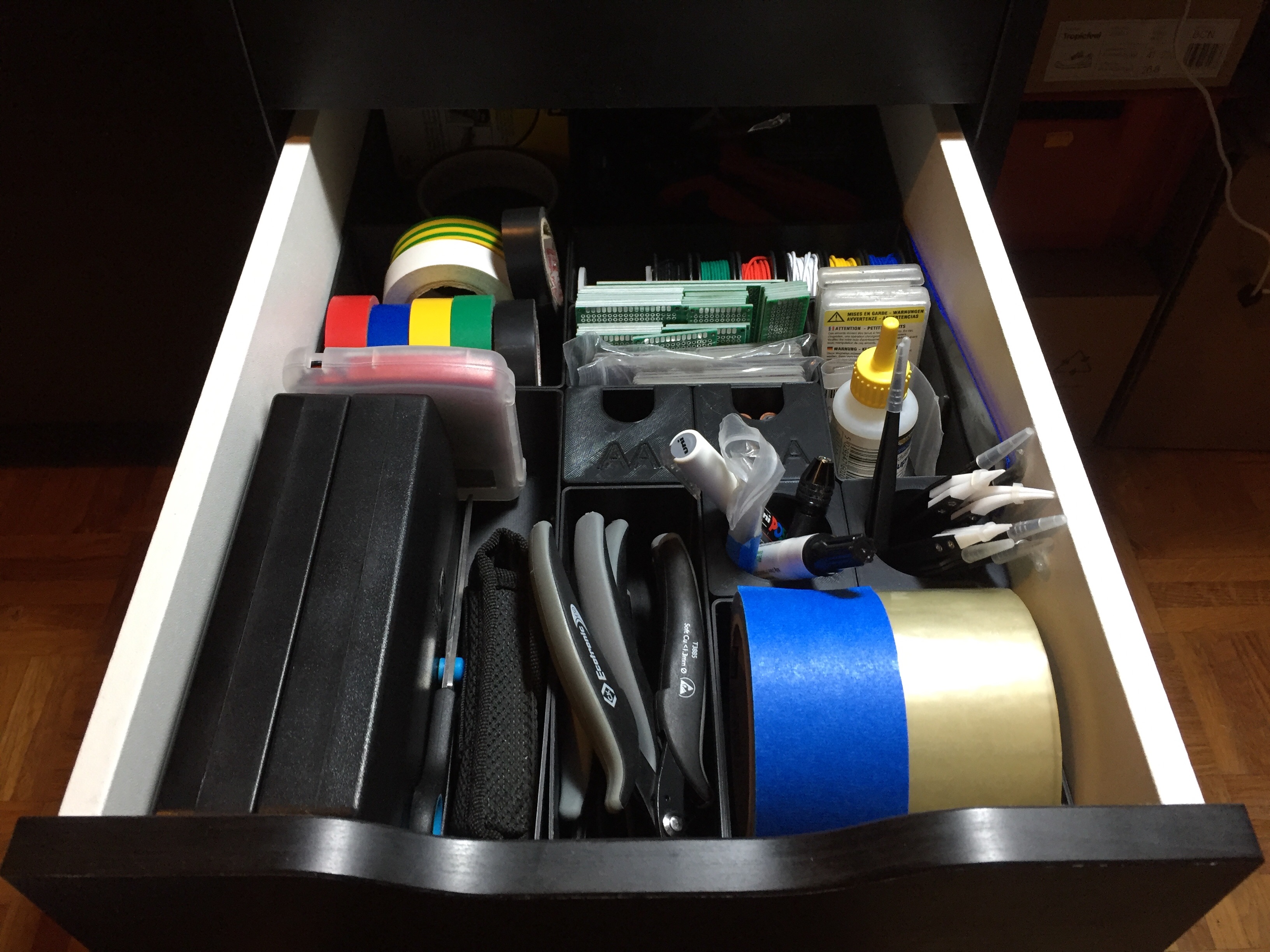 IKEA Alex Modular Drawer Organizer by orax Download free STL model