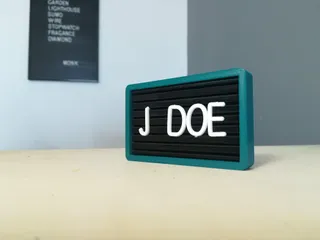 Mini Word Board