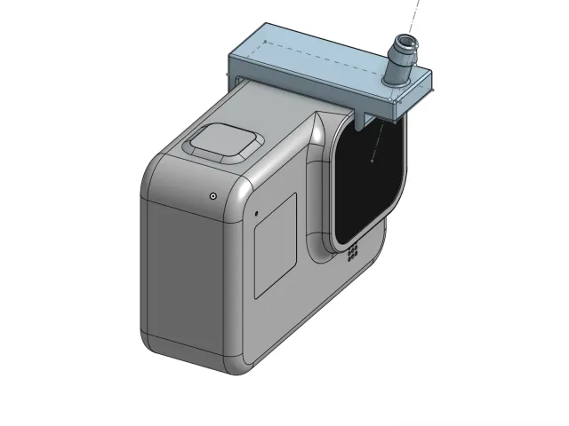 GoPro lens Air Blast bracket