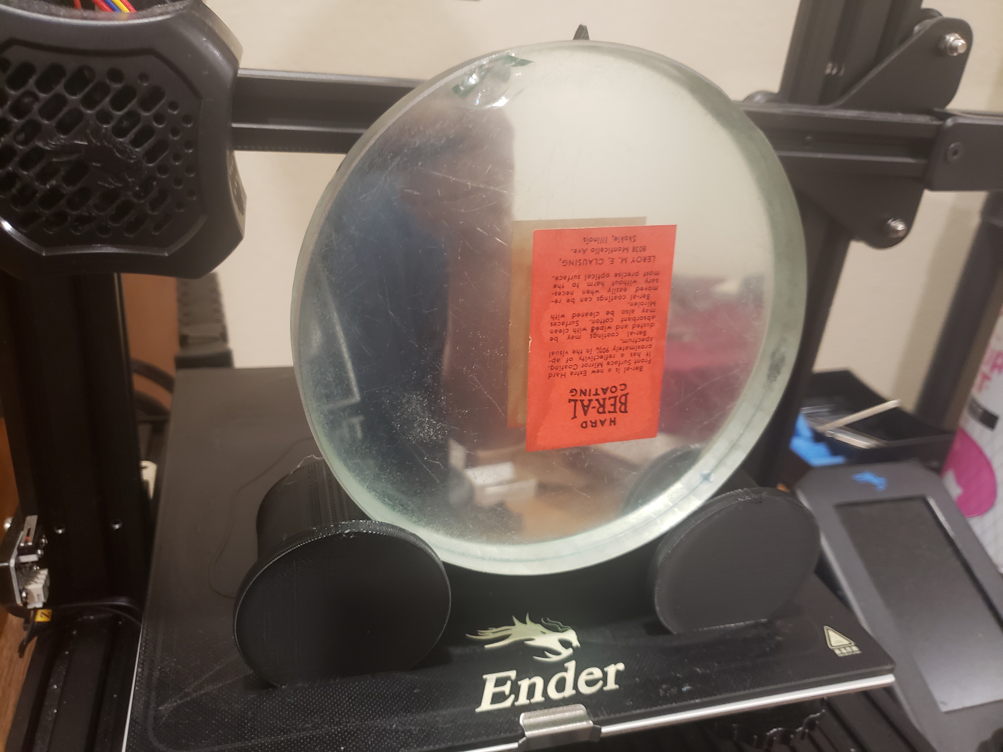 Mirror Stand for Foucalt/Ronchi Tests