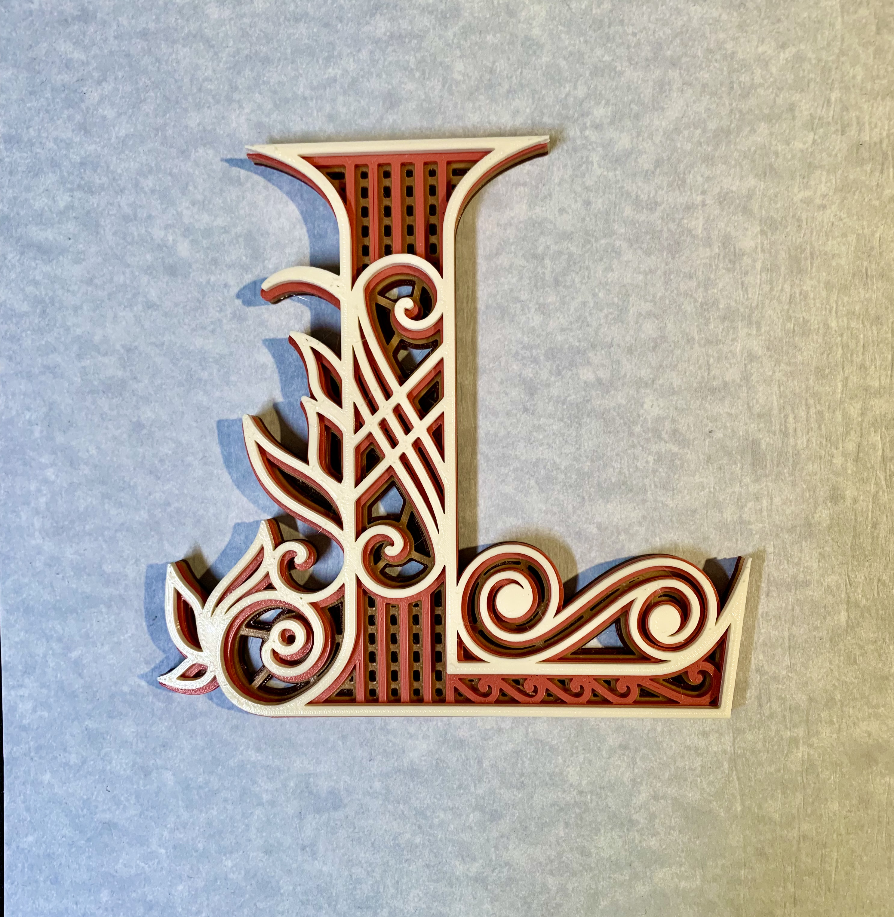 Ornate Letter L Monogram