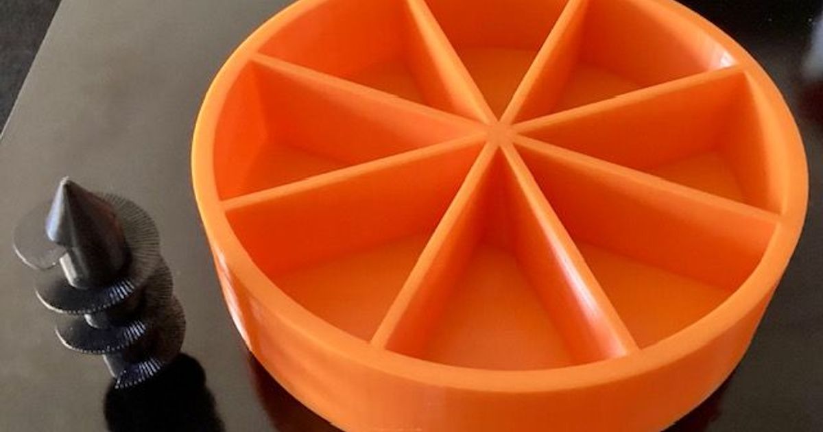Chicken Feeder Bowl with ground stake by Blaze3D | Download free STL ...