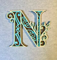 Decorative Letters by Schnippi