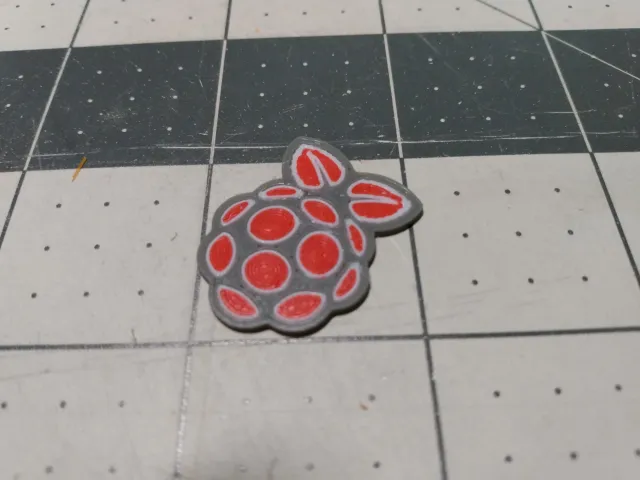 Three Color Raspberry Pi - A color test for some of my other Printable things.