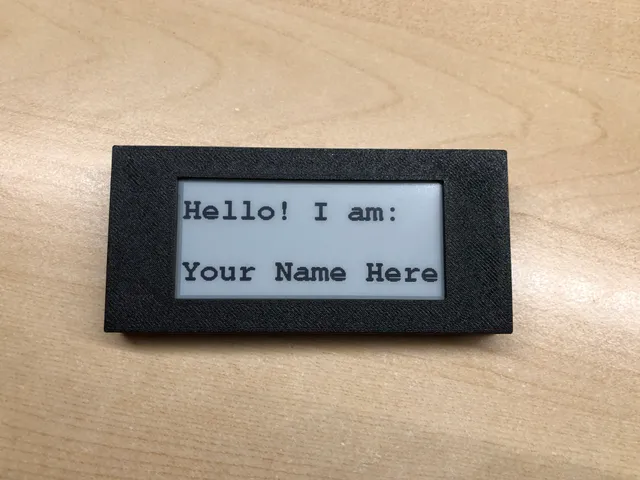 ePaper name tag