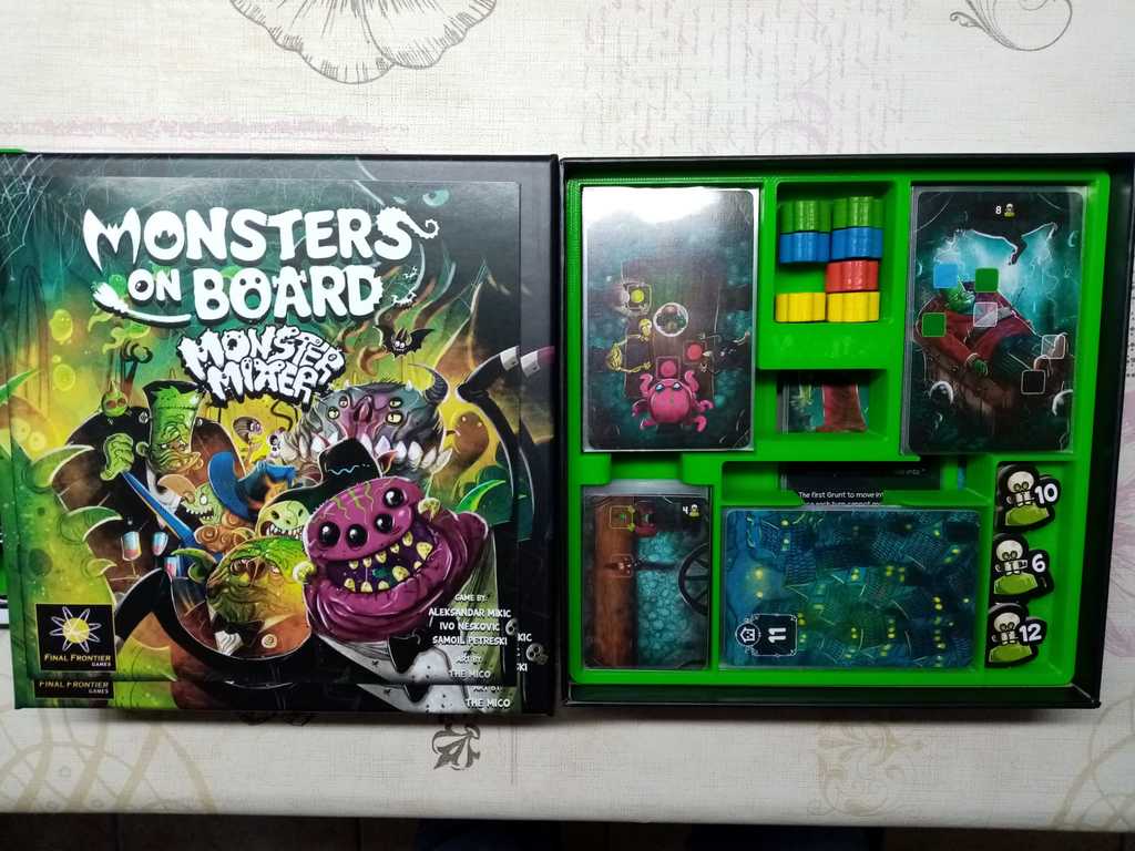 Monsters On Board: Monster Mixer game Insert