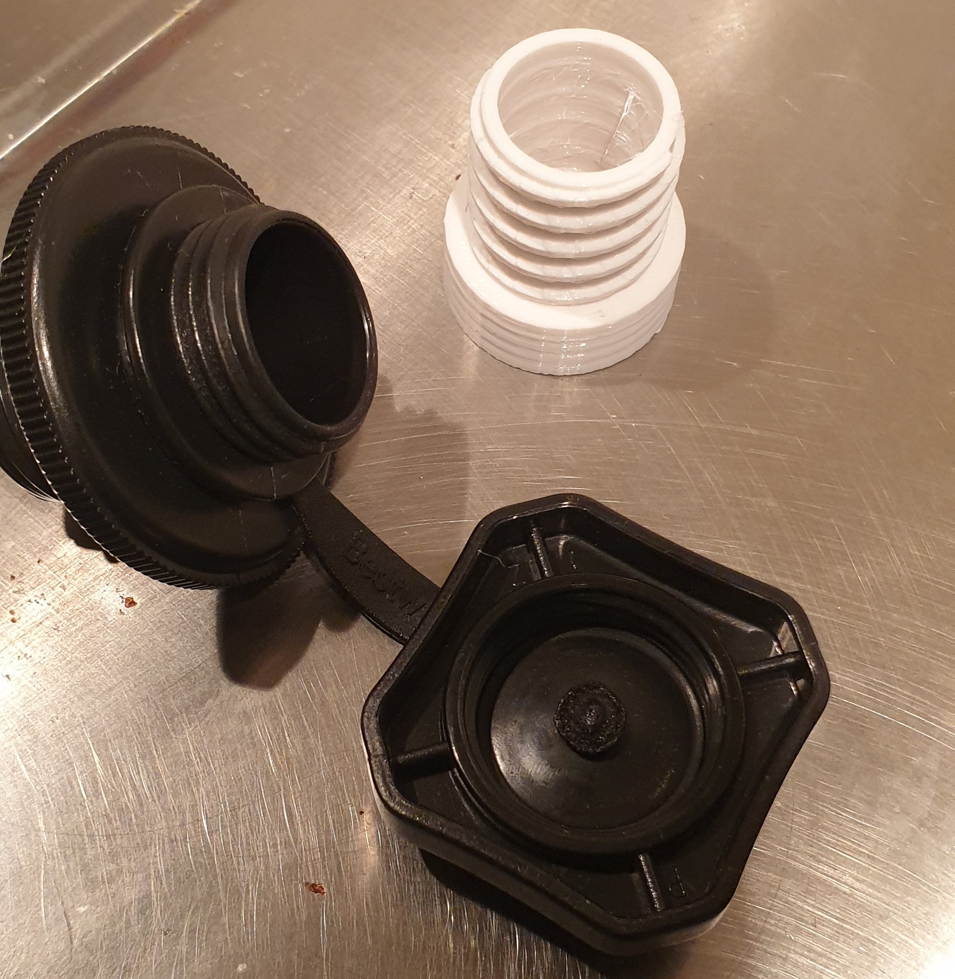 Airbed inflation adapter