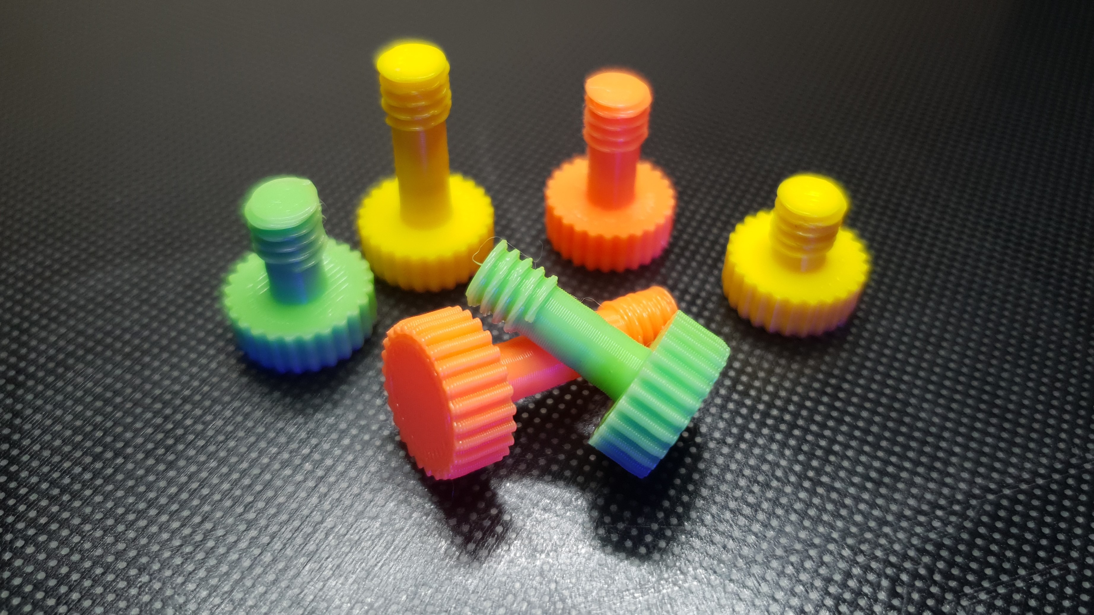 Camera / Webcam Screw - 1/4" - 20 UNC 3D model thumbnail