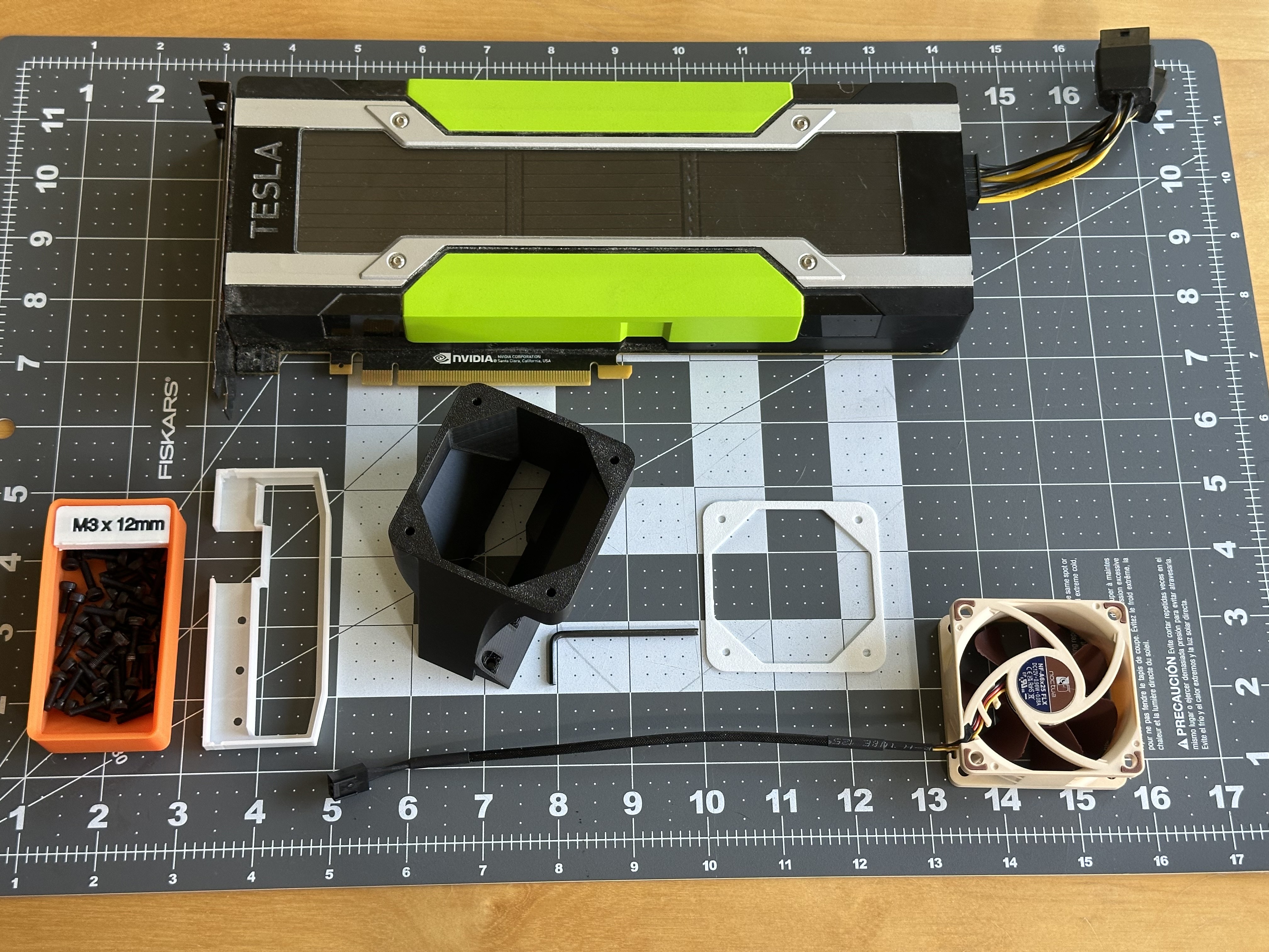 Fan Duct for nVidia Tesla P40 3D model