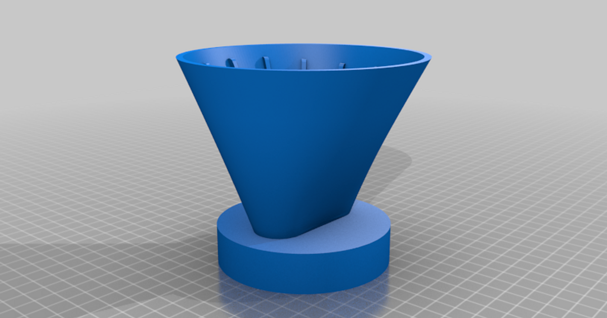 Mason Jar Filter Funnel by Frank Keene Download free STL model