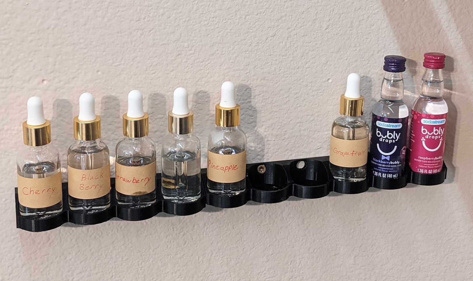 Soda Stream Water Flavor Wall Rack by Mstocker | Download free STL ...