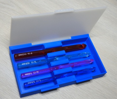 Miniatura 3 do modelo 3D Crochet Hook Storage Box #2