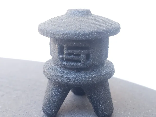 flat top rounded garden pagoda lantern