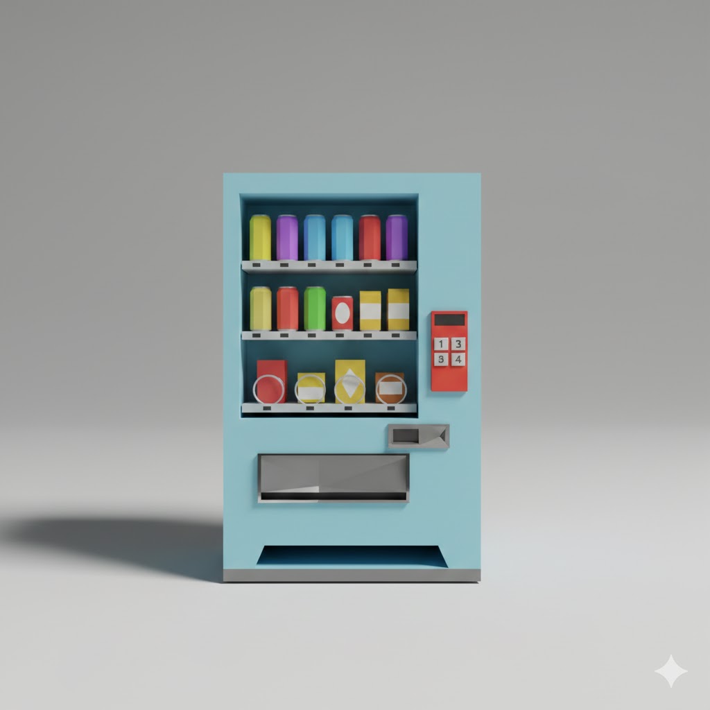 Low Poly Vending Machine