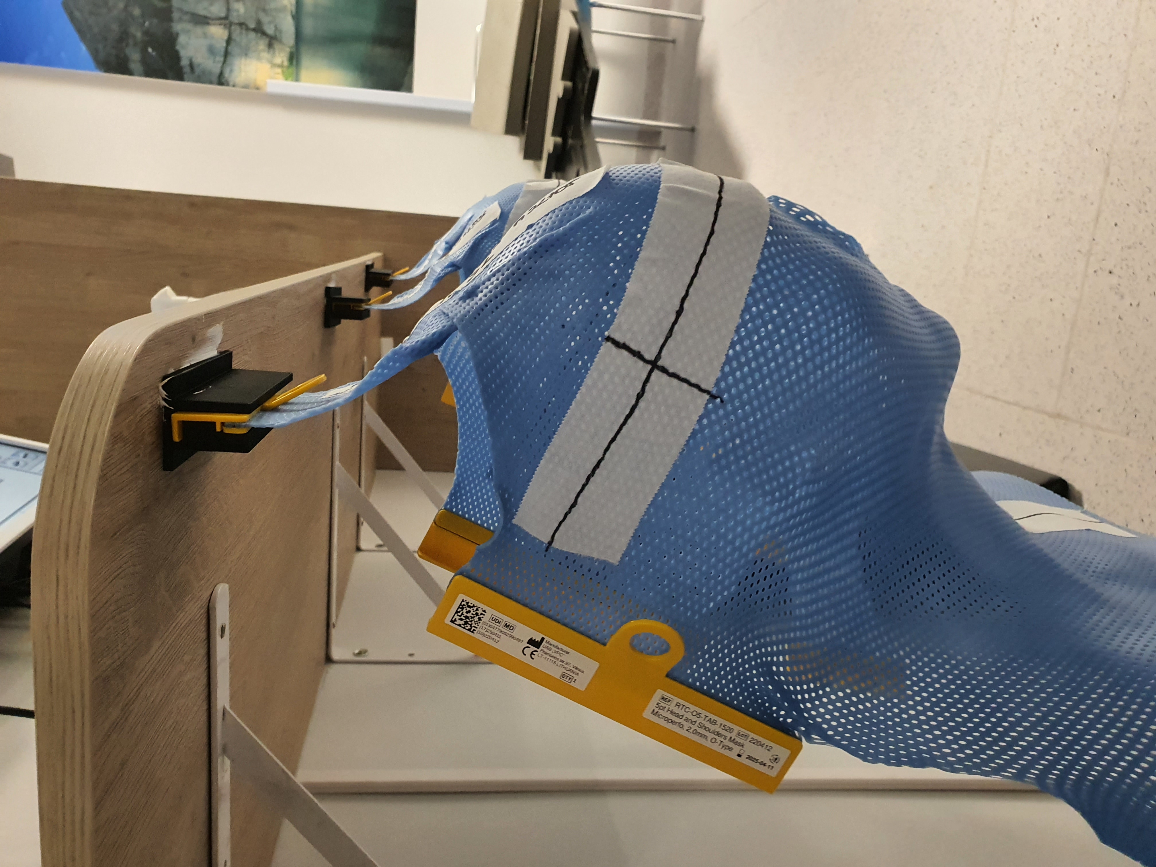 Radiotherapy mask holder