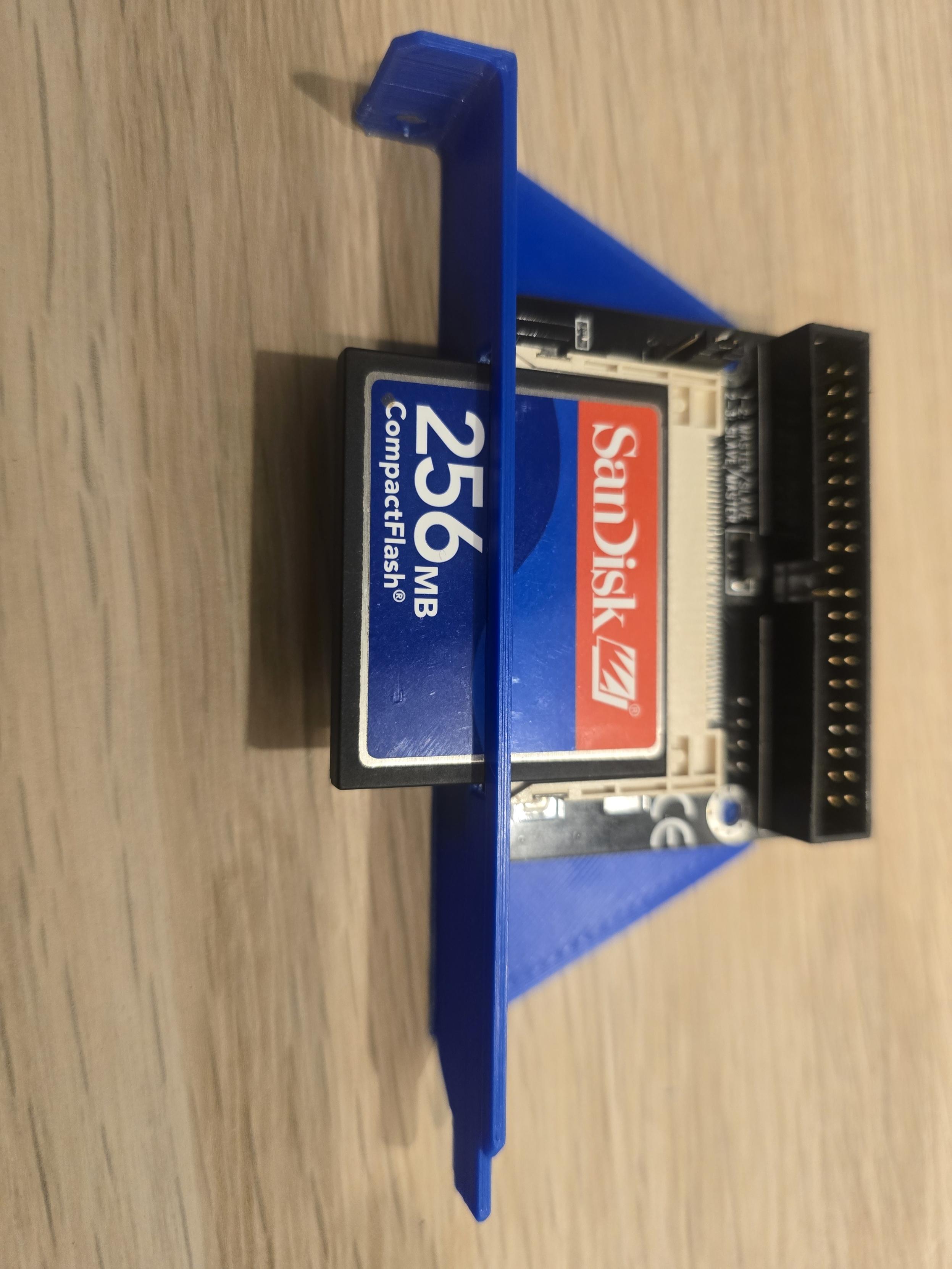 PCI Slot Bracket (full size) to IDE -> CF adapter