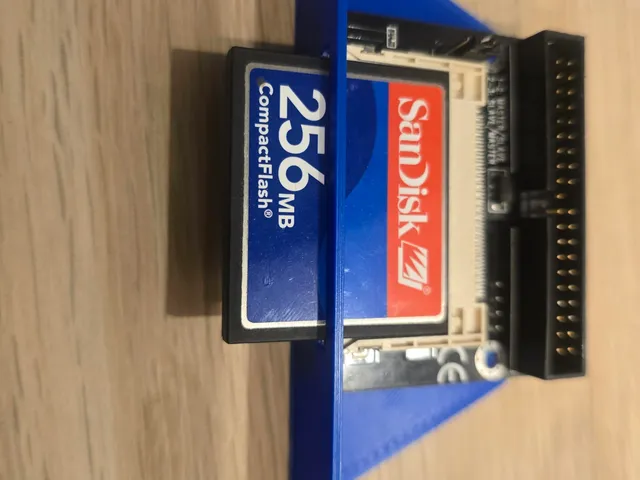 PCI Slot Bracket (full size) to IDE -> CF adapter