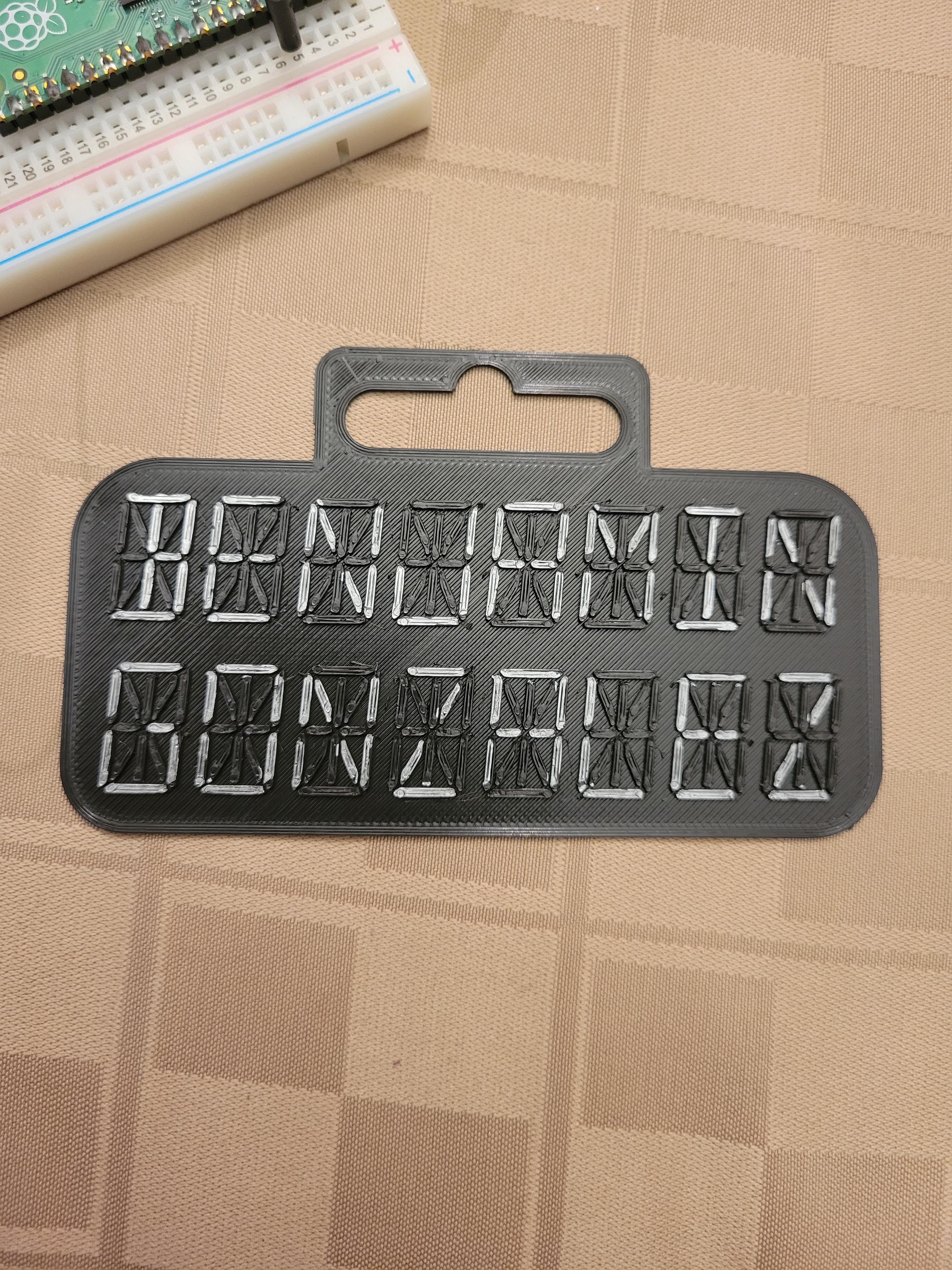 DIY 14 Segment Display Name Tag