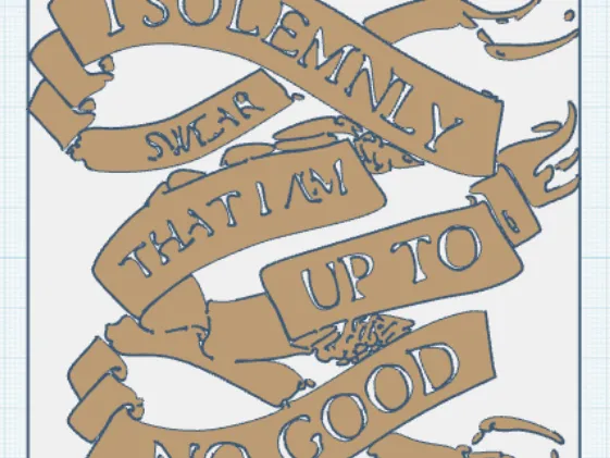 Harry Potter Marauders Map Wall Art