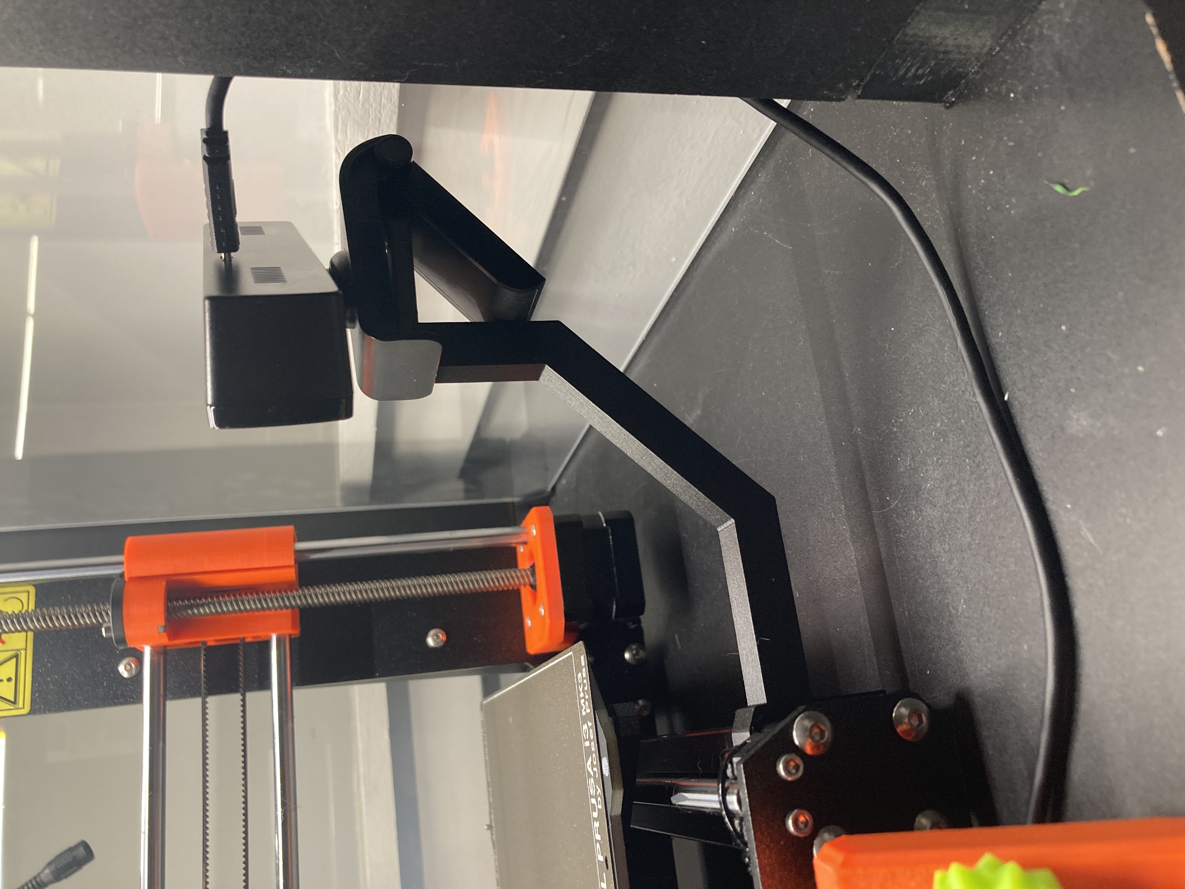 Prusa mount for clip-on webcams 3D model thumbnail