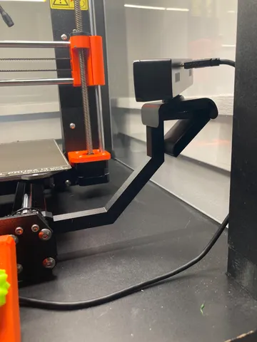 Prusa mount for clip-on webcams