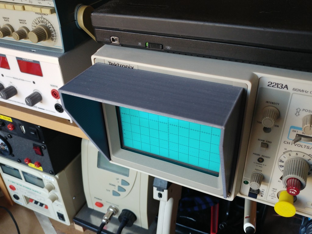 Tektronix viewing hood