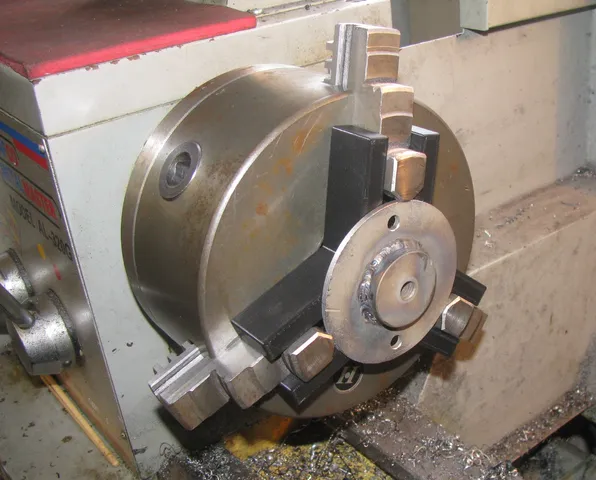 Lathe chuck stop