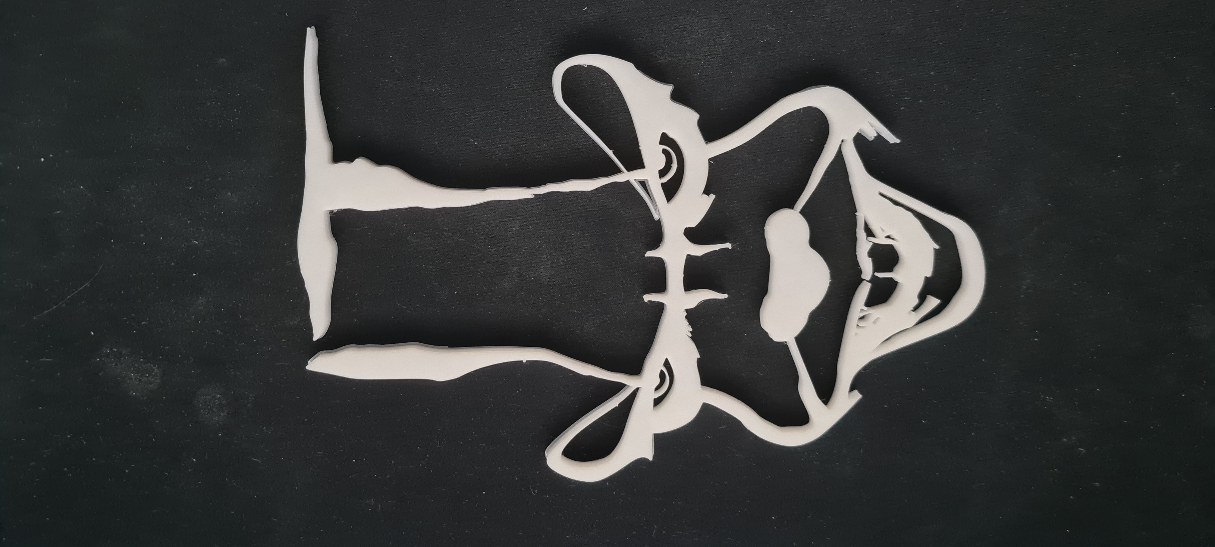 Pennywise (IT) silhouette by Christian Blackburn | Download free STL model | Printables.com