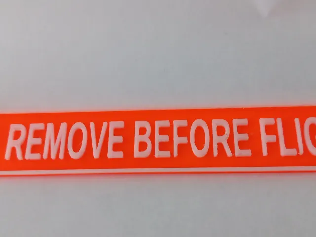 Remove Before Flight tag
