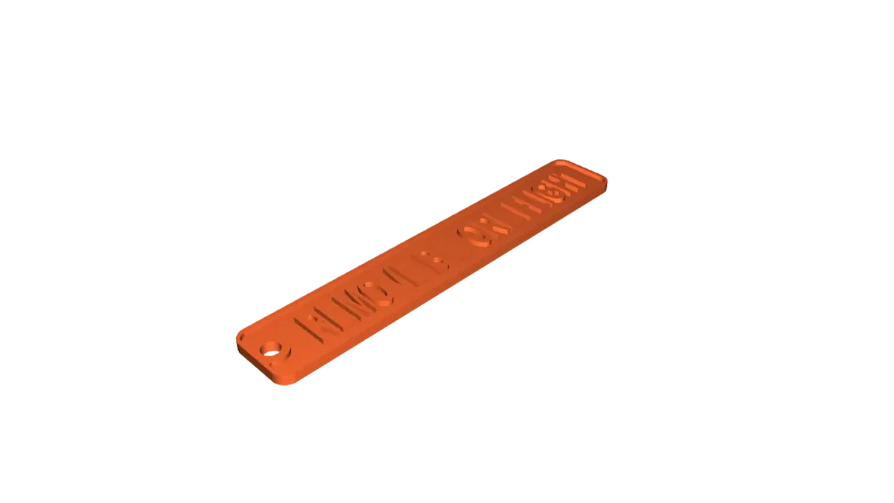 REMOVE BEFORE FLIGHT TAG, 3D CAD Model Library