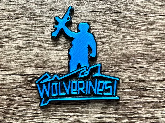 Red Dawn WOLVERINES! Magnet (8x3mm magnet)