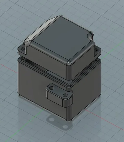 Enlarged radio receiver box for Hobao Hyper VSE