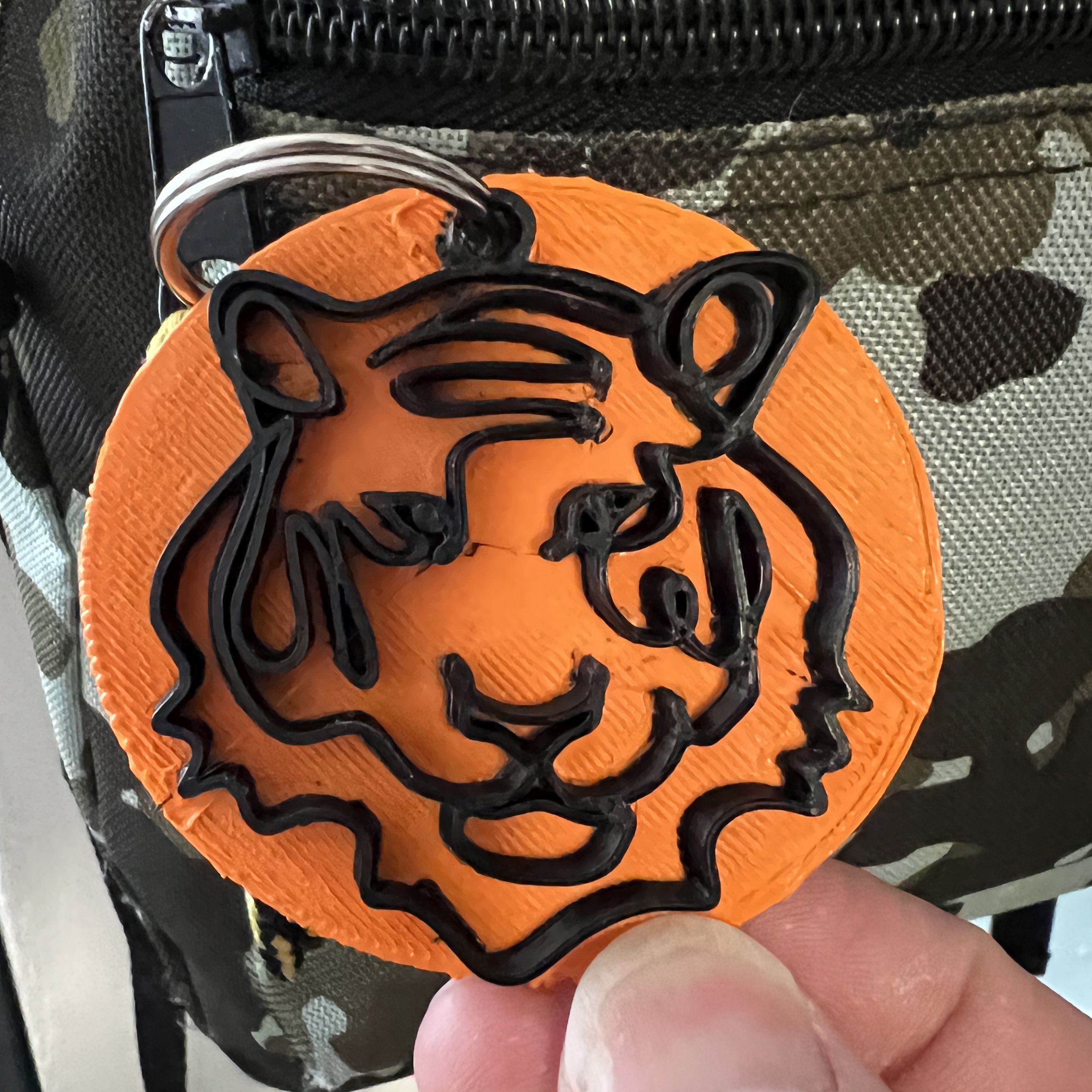 Mighty tiger keychain