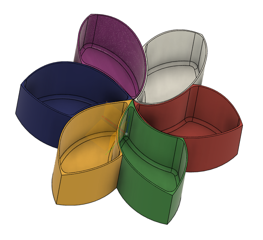plant pot - petals