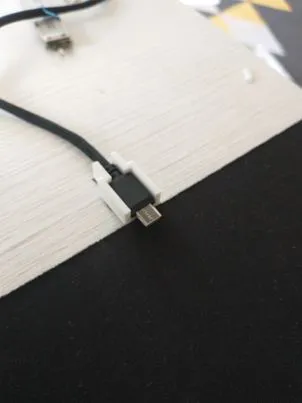 USB cable holder